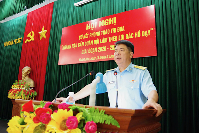 Ngành Hậu cần Sư đoàn 377 thi đua làm theo lời Bác Hồ dạy- Ảnh 1. Ngành Hậu cần Sư đoàn 377 thi đua làm theo lời Bác Hồ dạy- Ảnh 1.