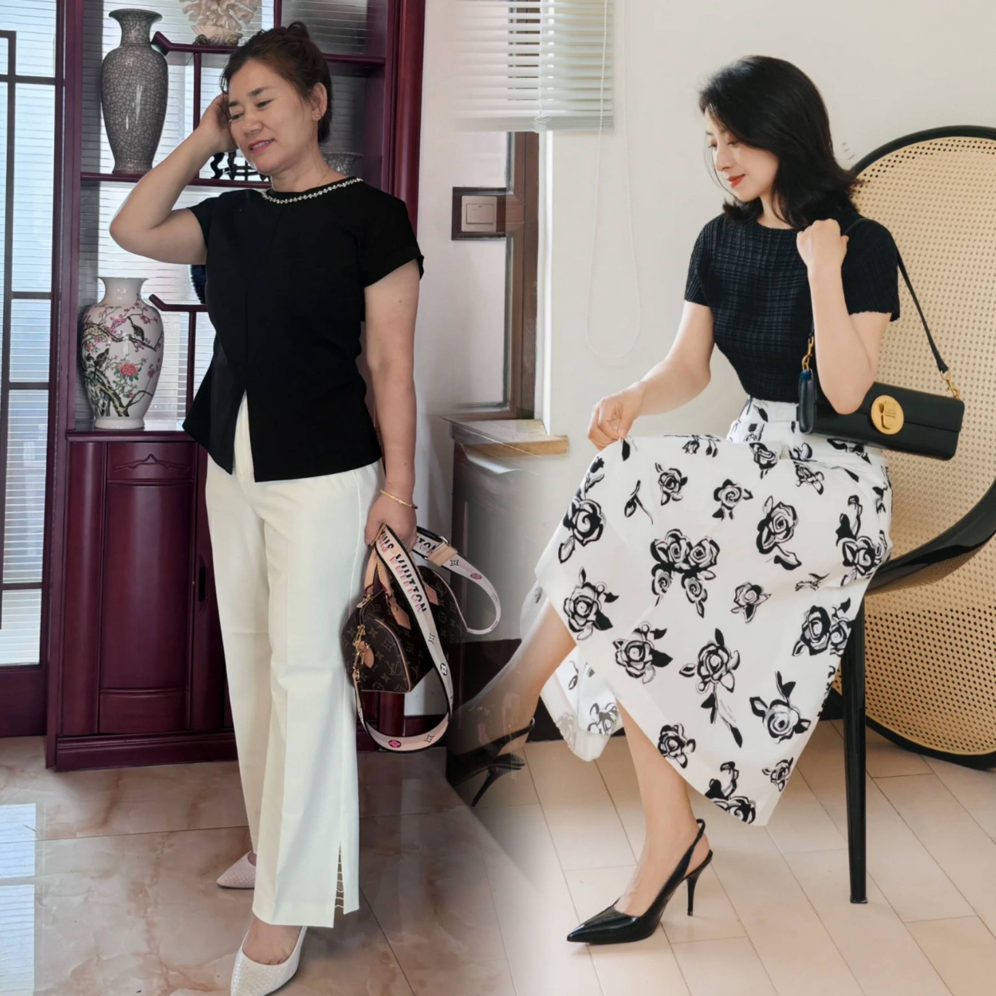 50 tuổi vẫn mặc đẹp xuất sắc: Bỏ qua lo âu nhan sắc, học ngay 3 công thức phối đồ MÙA HÈ cho phụ nữ khí chất ngời ngời- Ảnh 1. 50 tuổi vẫn mặc đẹp xuất sắc: Bỏ qua lo âu nhan sắc, học ngay 3 công thức phối đồ MÙA HÈ cho phụ nữ khí chất ngời ngời- Ảnh 1.