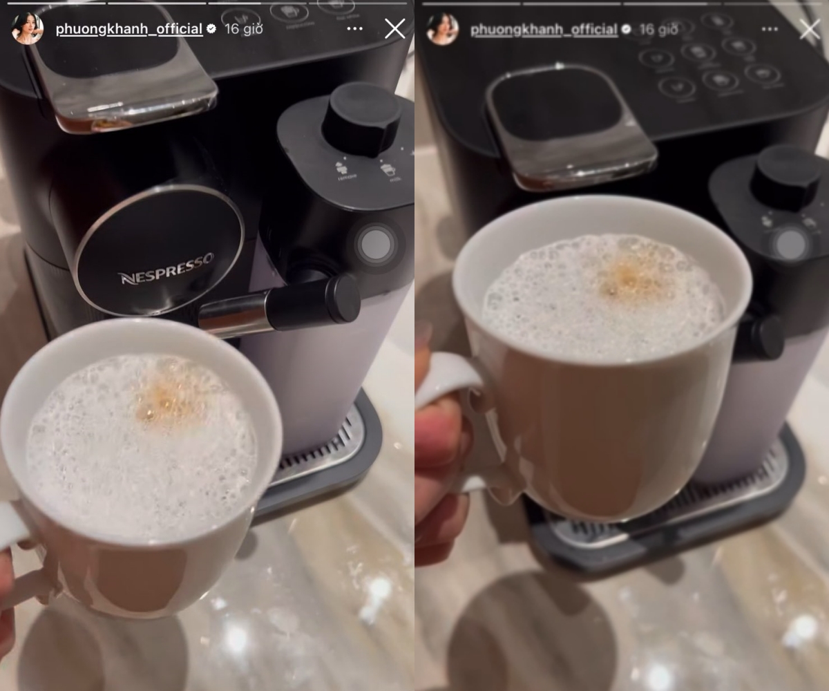 Hoa hậu Phương Khánh chi 20 triệu sắm máy pha café, nhìn đã thấy sang xịn "ngút trời"- Ảnh 2.