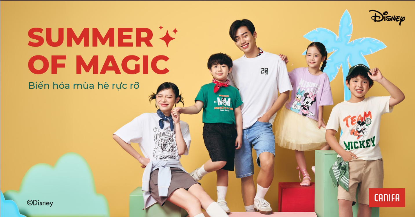 Khám phá mùa hè rực rỡ tại Canifa cùng loạt nhân vật Stitch nghịch ngợm, Doraemon và những người bạn!- Ảnh 1. Khám phá mùa hè rực rỡ tại Canifa cùng loạt nhân vật Stitch nghịch ngợm, Doraemon và những người bạn!- Ảnh 1.