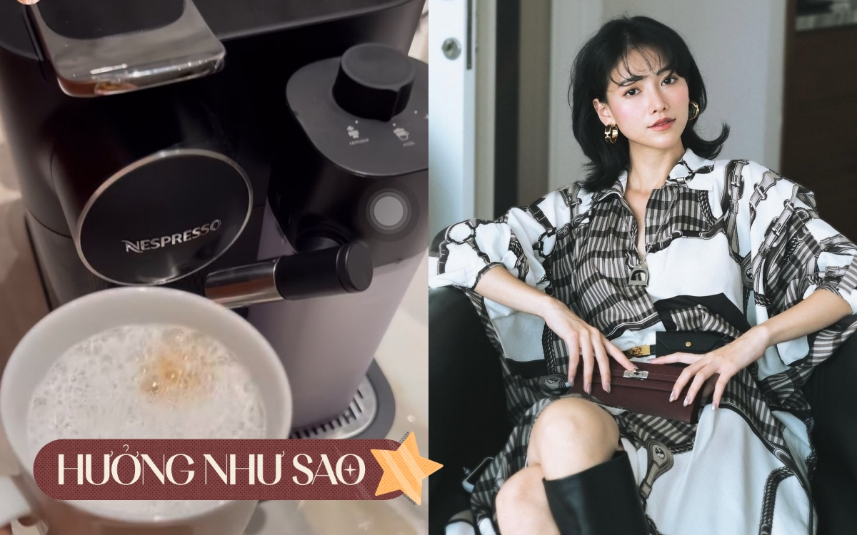 Hoa hậu Phương Khánh chi 20 triệu sắm máy pha café, nhìn đã thấy sang xịn "ngút trời"- Ảnh 1.