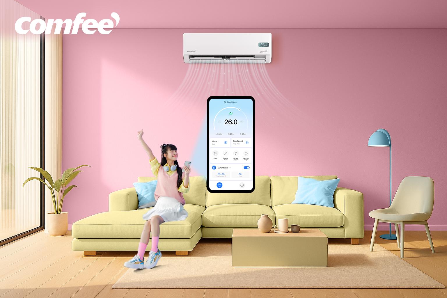 Comfee Gusto: Điều hòa AI chủ động làm mát, kiểm soát điện năng mùa hè- Ảnh 2. Comfee Gusto: Điều hòa AI chủ động làm mát, kiểm soát điện năng mùa hè- Ảnh 2.