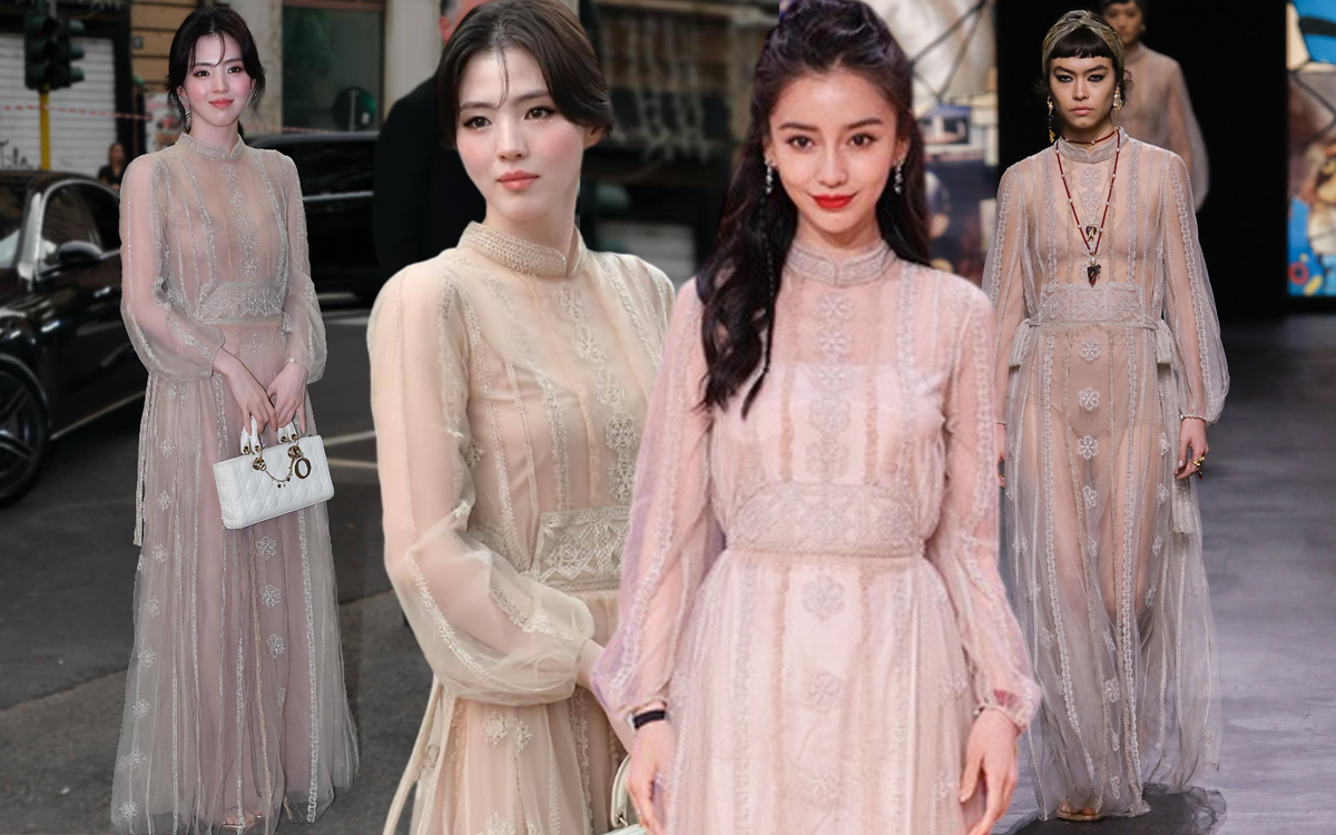 Han So Hee vẫn bị Dior "phân biệt đối xử", diện váy cũ từ 4 năm trước Angelababy từng mặc- Ảnh 1. Han So Hee vẫn bị hi88 gg "phân biệt đối xử", diện váy cũ từ 4 năm trước Angelababy từng mặc- Ảnh 1.
