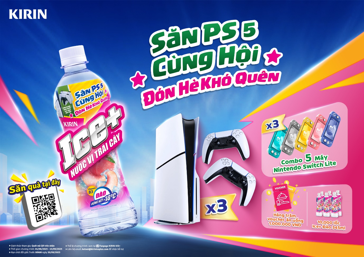 Giới trẻ phát sốt với cuộc săn PS5, Nintendo chỉ với chai Ice+ Đào từ KIRIN- Ảnh 1. Giới trẻ phát sốt với cuộc săn PS5, Nintendo chỉ với chai Ice+ Đào từ KIRIN- Ảnh 1.