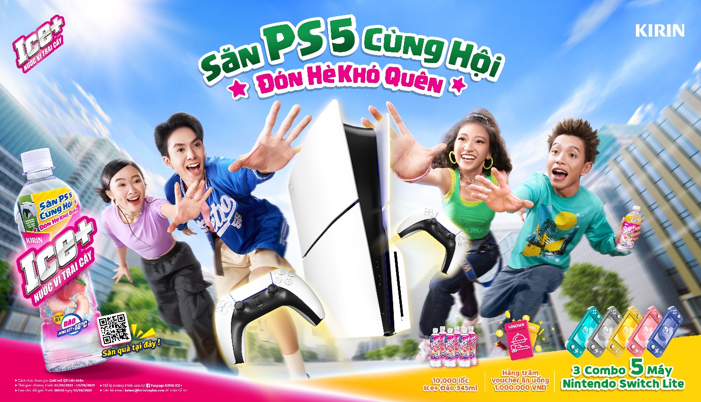 Giới trẻ phát sốt với cuộc săn PS5, Nintendo chỉ với chai Ice+ Đào từ KIRIN- Ảnh 2. Giới trẻ phát sốt với cuộc săn PS5, Nintendo chỉ với chai Ice+ Đào từ KIRIN- Ảnh 2.