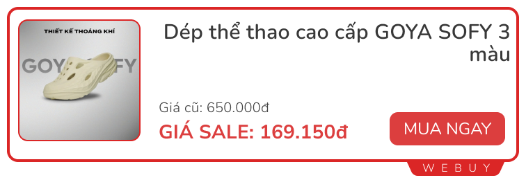 Puma, adidas, Goya, Coolmate sale đến 65%: Giày dép, túi xách, quần áo hàng hiệu... chỉ từ 49.000đ- Ảnh 12. Puma, adidas, Goya, Coolmate sale đến 65%: Giày dép, túi xách, quần áo hàng hiệu... chỉ từ 49.000đ- Ảnh 12.