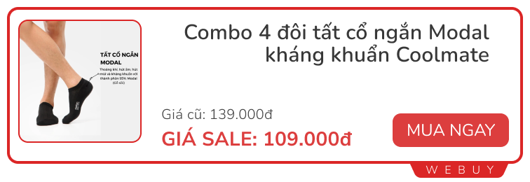 Puma, adidas, Goya, Coolmate sale đến 65%: Giày dép, túi xách, quần áo hàng hiệu... chỉ từ 49.000đ- Ảnh 16. Puma, adidas, Goya, Coolmate sale đến 65%: Giày dép, túi xách, quần áo hàng hiệu... chỉ từ 49.000đ- Ảnh 16.