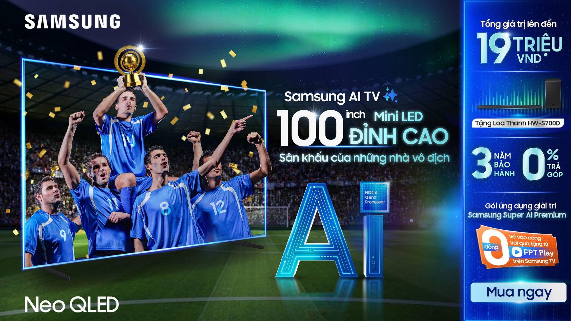 Bùng nổ không khí FIFA Club World Cup 2025 trên hi88.con 100 inch- Ảnh 1.