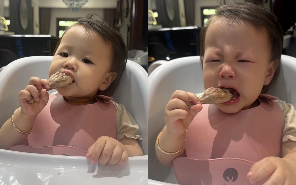 Phương Oanh khoe ảnh con gặm đùi gà, dân tình lại chỉ chú ý tới một món đồ- Ảnh 3.