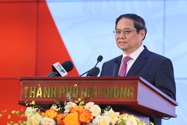 Thủ tướng: Hải Phòng (mới) gương mẫu, đi đầu xây dựng thành phố XHCN trong kỷ nguyên mới- Ảnh 6.