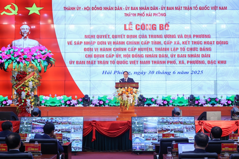 Thủ tướng: Hải Phòng (mới) gương mẫu, đi đầu xây dựng thành phố XHCN trong kỷ nguyên mới- Ảnh 7.