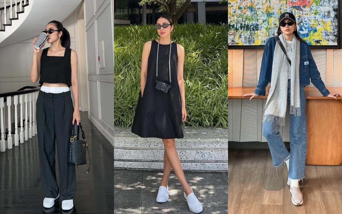 Hà Tăng diện đi diện lại 1 kiểu giày mà vẫn đẹp chuẩn style "old money"- Ảnh 2. Hà Tăng diện đi diện lại 1 kiểu giày mà vẫn đẹp chuẩn style "old money"- Ảnh 2.