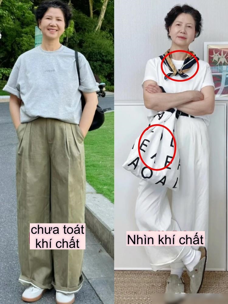 Phụ nữ trung niên muốn mặc đẹp trẻ trung, hãy thử ngay những kiểu phối đồ này- Ảnh 10. Phụ nữ trung niên muốn mặc đẹp trẻ trung, hãy thử ngay những kiểu phối đồ này- Ảnh 10.