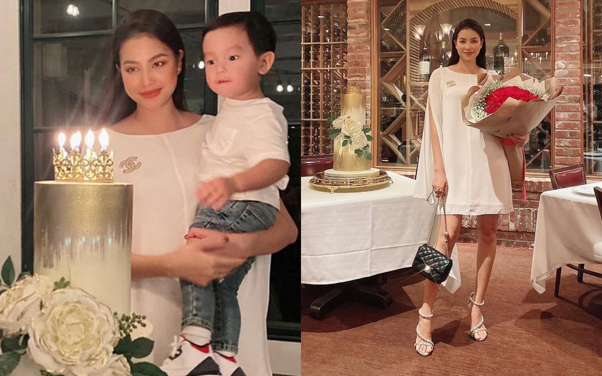 Cứ sinh nhật con là Phạm Hương lại diện món đồ này, vừa sang vừa điệu khiến mẹ nào cũng muốn sắm theo- Ảnh 5. Cứ sinh nhật con là Phạm Hương lại diện món đồ này, vừa sang vừa điệu khiến mẹ nào cũng muốn sắm theo- Ảnh 5.