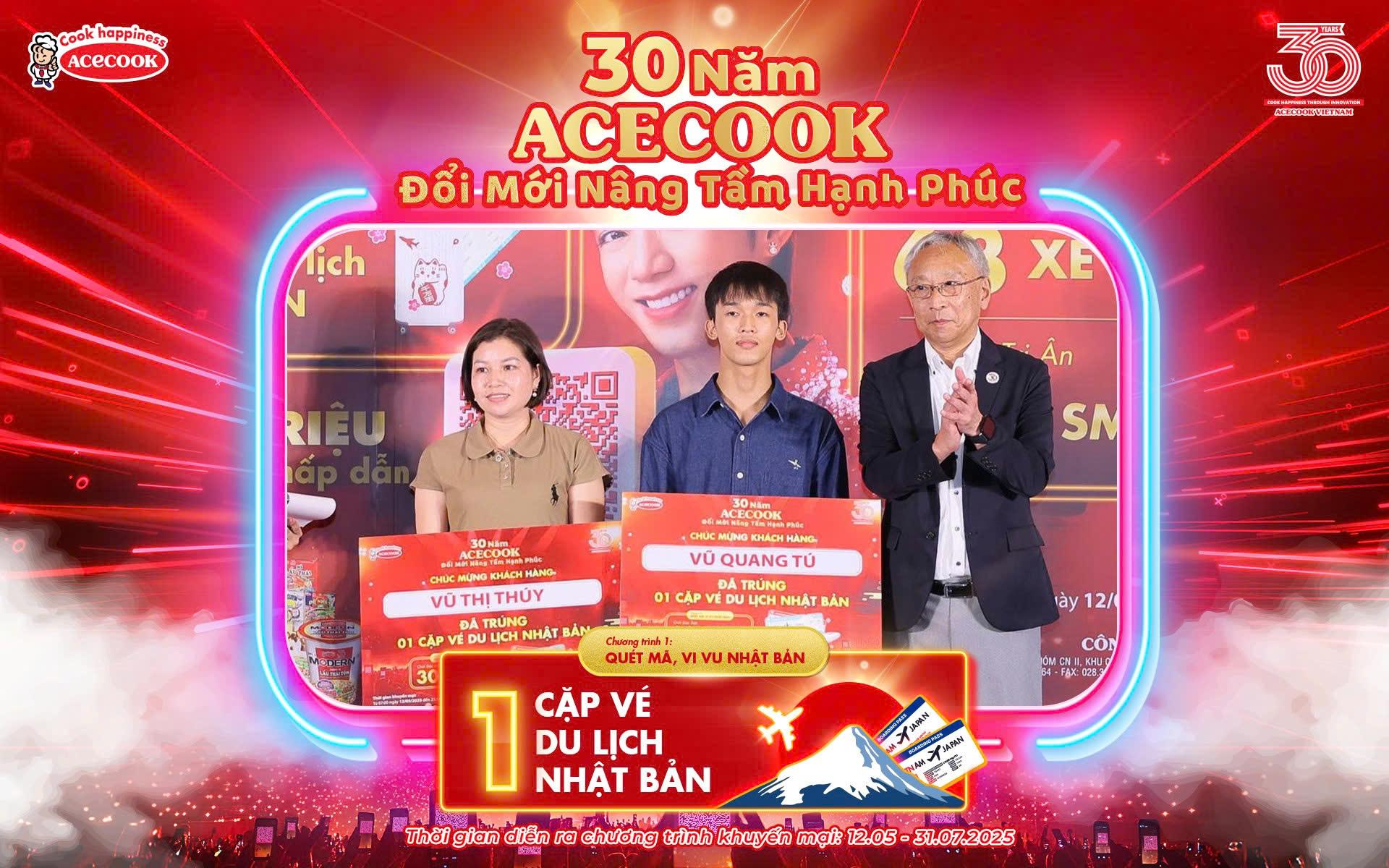 Đại tiệc trao giải Đặc Biệt chương trình khuyến mại “30 Năm Acecook” đổ bộ Hà Nội với khách mời Bùi Công Nam- Ảnh 2. Đại tiệc trao giải Đặc Biệt chương trình khuyến mại “30 Năm k+ truc tiep bong da” đổ bộ Hà Nội với khách mời Bùi Công Nam- Ảnh 2.