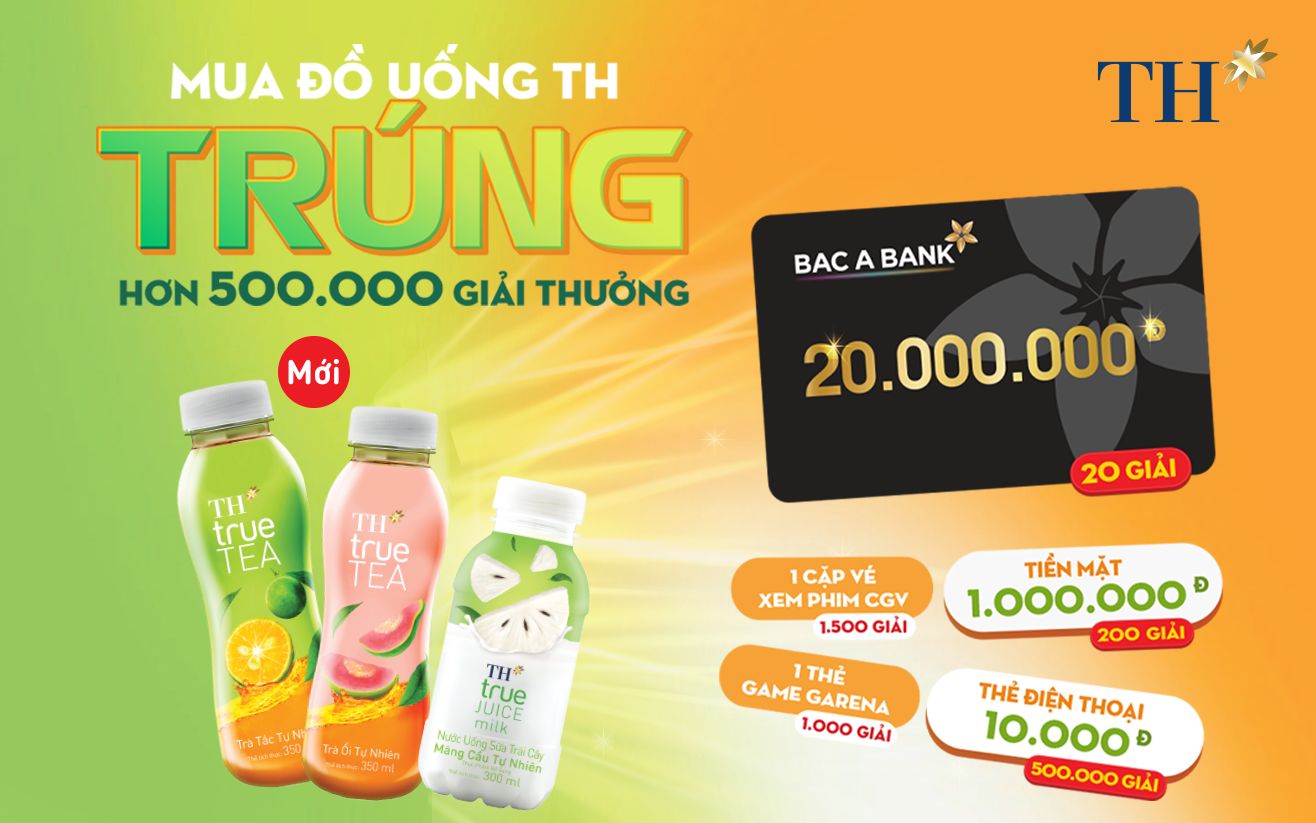 Tập đoàn TH tung khuyến mãi hè cực đỉnh, dễ chơi dễ trúng với hơn 500.000 giải thưởng- Ảnh 1. Tập đoàn tại hi88 khuyến mãi hè cực đỉnh, dễ chơi dễ trúng với hơn 500.000 giải thưởng- Ảnh 1.