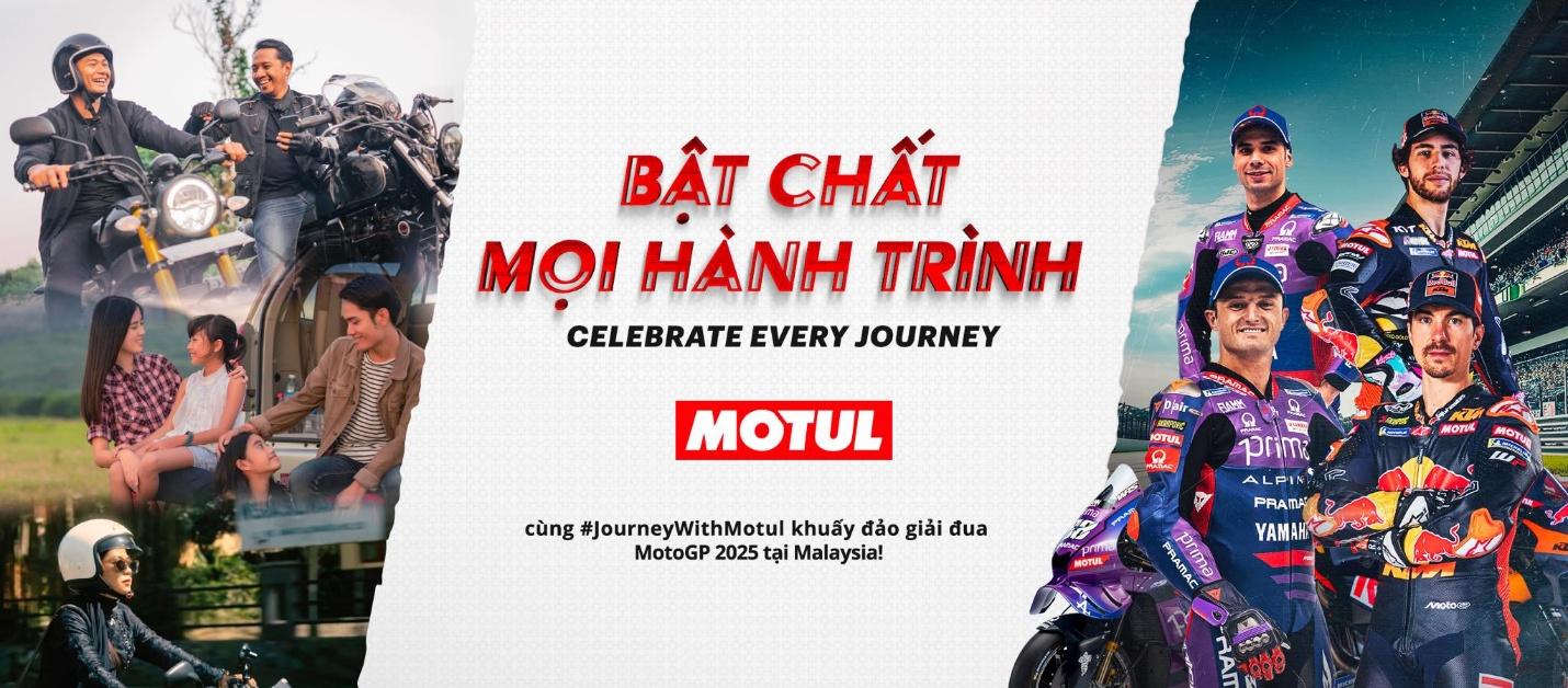 “Bật Chất Mọi Hành Trình” cùng Motul khấy đảo mọi hành trình đáng nhớ- Ảnh 1. “Bật Chất Mọi Hành Trình” cùng Motul khấy đảo mọi hành trình đáng nhớ- Ảnh 1.