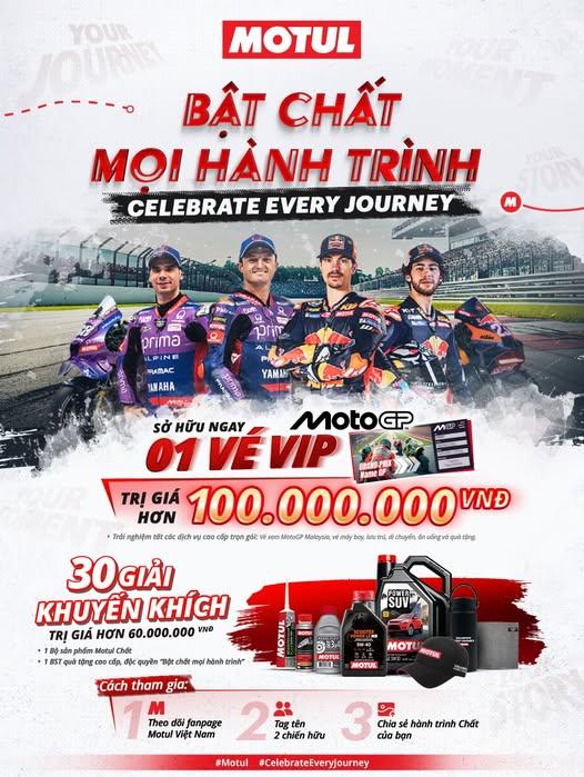 “Bật Chất Mọi Hành Trình” cùng Motul khấy đảo mọi hành trình đáng nhớ- Ảnh 2. “Bật Chất Mọi Hành Trình” cùng Motul khấy đảo mọi hành trình đáng nhớ- Ảnh 2.