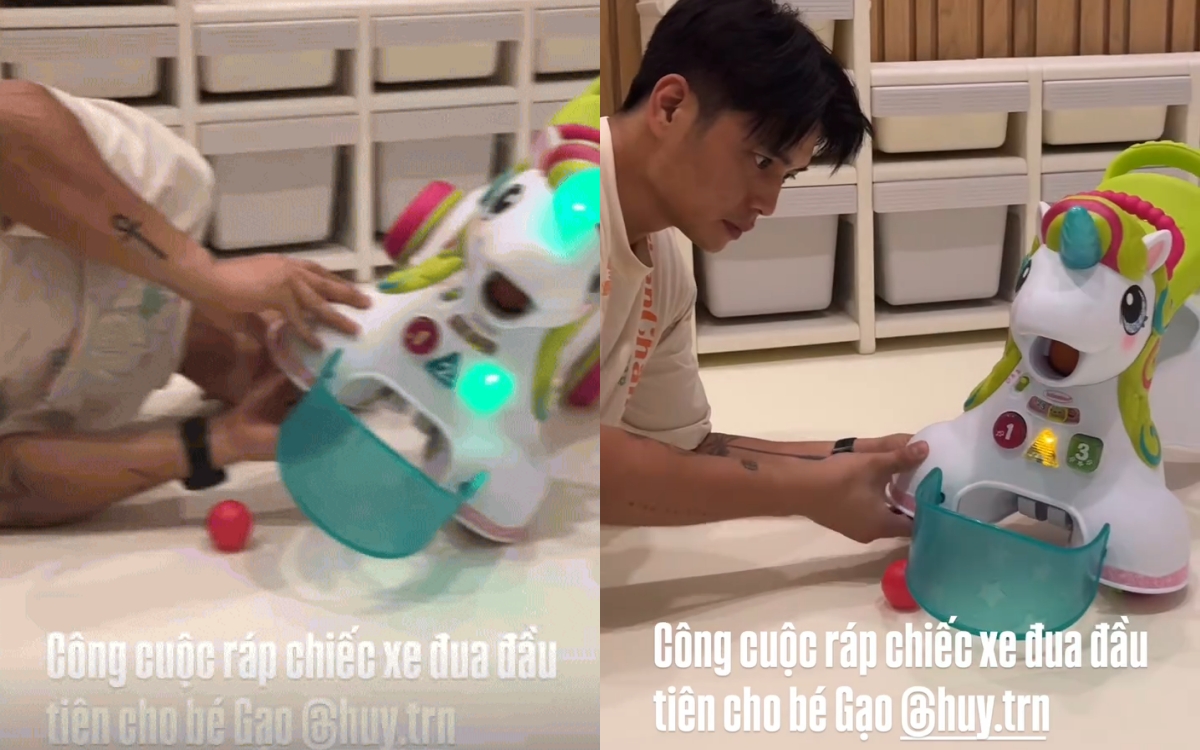 Ngô Thanh Vân chi bạc triệu sắm chiếc xe đua đầu tiên cho con, Huy Trần loay hoay tự lắp cho bằng được- Ảnh 2. Ngô Thanh Vân chi bạc triệu sắm chiếc xe đua đầu tiên truc tiep bong da vtv6, Huy Trần loay hoay tự lắp cho bằng được- Ảnh 2.