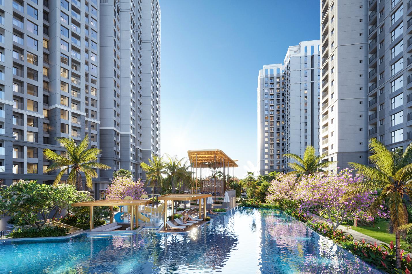 Gem Park - Căn hộ đạt chuẩn cao cấp cho chuyên gia nước ngoài- Ảnh 1. Gem Park - Căn hộ đạt chuẩn cao cấp cho chuyên hi88 hi880 nước ngoài- Ảnh 1.