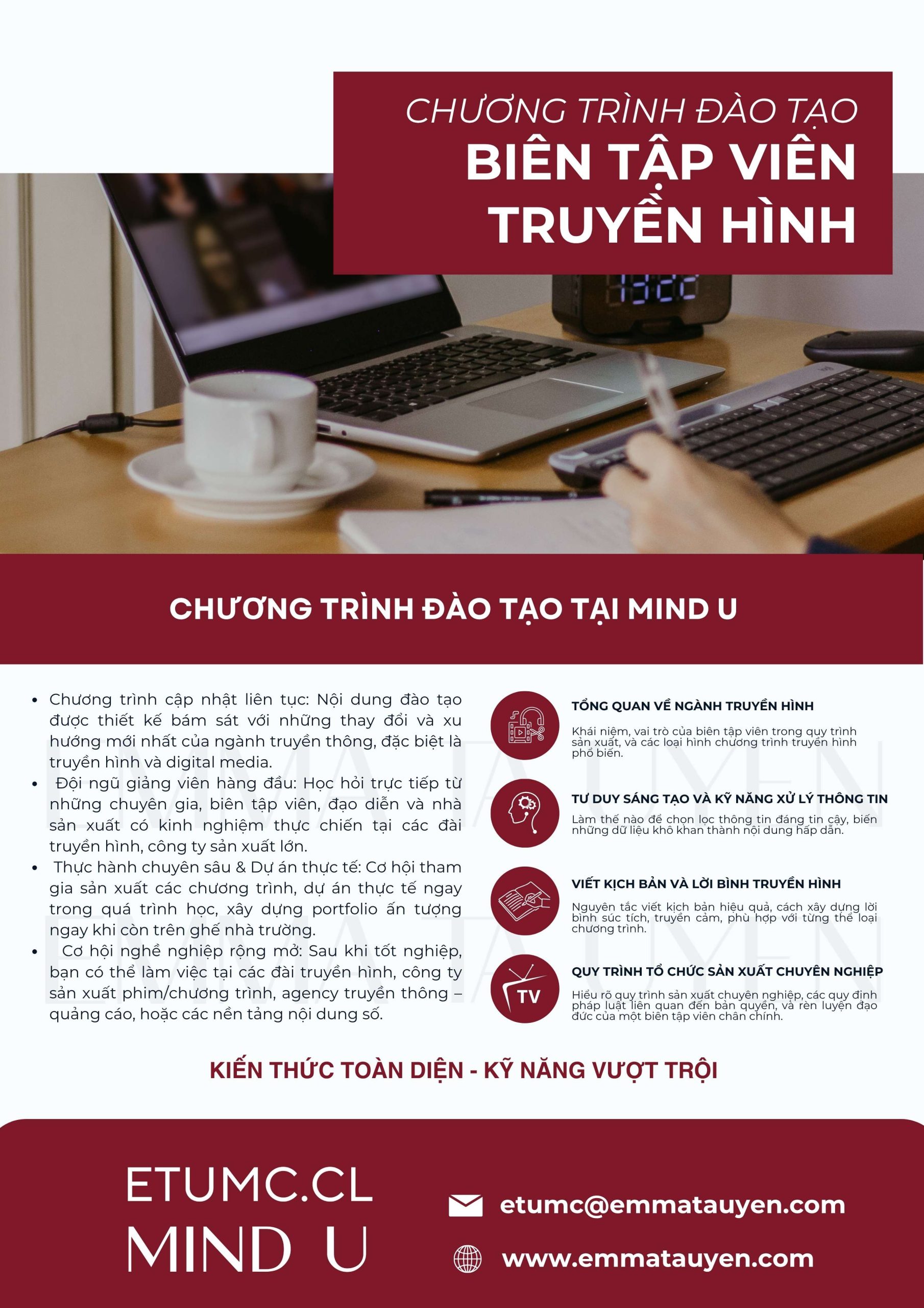 Nâng tầm kỹ năng biên tập viên truyền hình cùng ETUMC.CL- Ảnh 4. Nâng tầm kỹ năng biên tập viên truyền hình cùng ETUMC.CL- Ảnh 4.