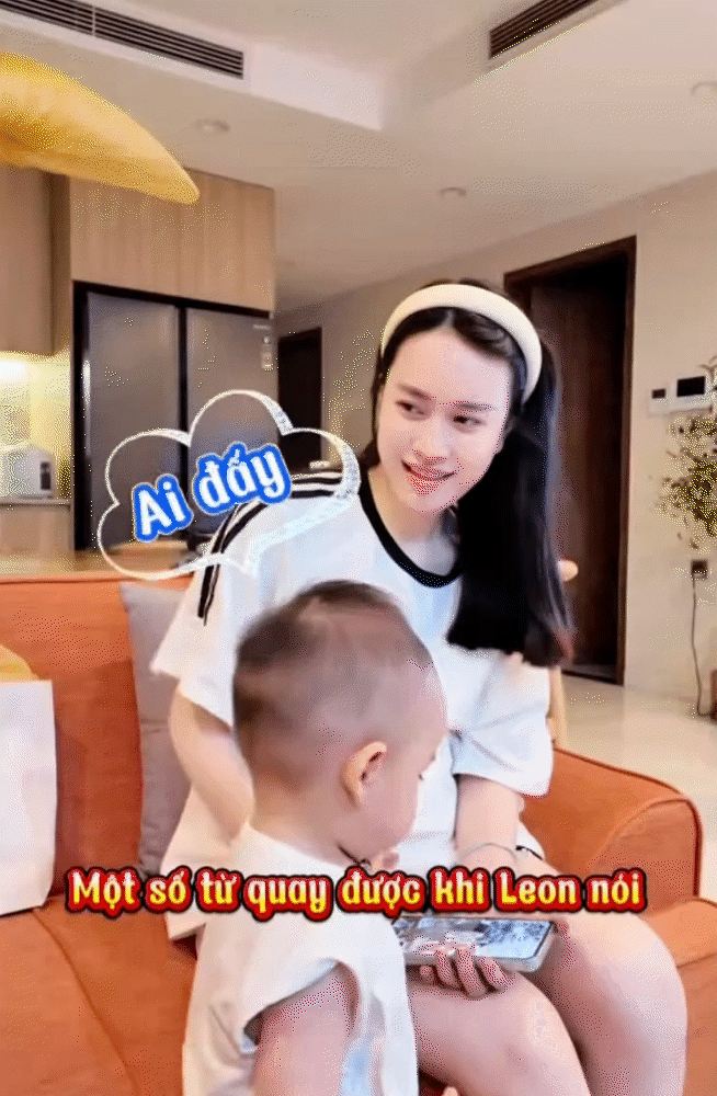 MC Ngô Mai Phương chia sẻ cách giúp "cậu cả" Leon biết nói sớm là... xem TV cùng con, nhưng không phải kênh nào cũng tốt- Ảnh 4.