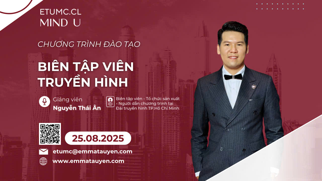 Nâng tầm kỹ năng biên tập viên truyền hình cùng ETUMC.CL- Ảnh 1. Nâng tầm kỹ năng biên tập viên truyền hình cùng ETUMC.CL- Ảnh 1.