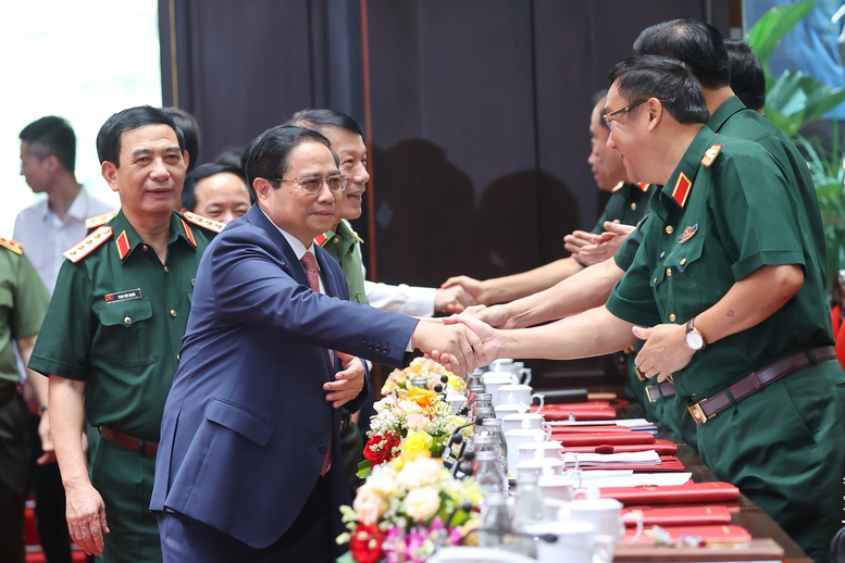 Thủ tướng Phạm Minh Chính dự Hội nghị Quân chính toàn quân 6 tháng đầu năm- Ảnh 1. Thủ tướng Phạm Minh Chính dự Hội nghị Quân chính toàn quân 6 tháng đầu năm- Ảnh 1.