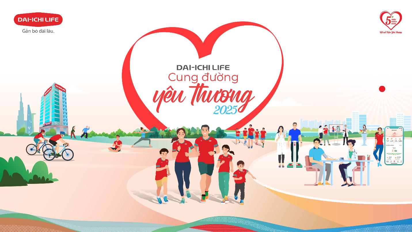 Dai-ichi Life - Cung Đường Yêu Thương 2025 : Tiếp tục hành trình lan tỏa lối sống khỏe vì cộng đồng- Ảnh 3. keo nha cai com truc tiep bong da - Cung Đường Yêu Thương 2025 : Tiếp tục hành trình lan tỏa lối sống khỏe vì cộng đồng- Ảnh 3.