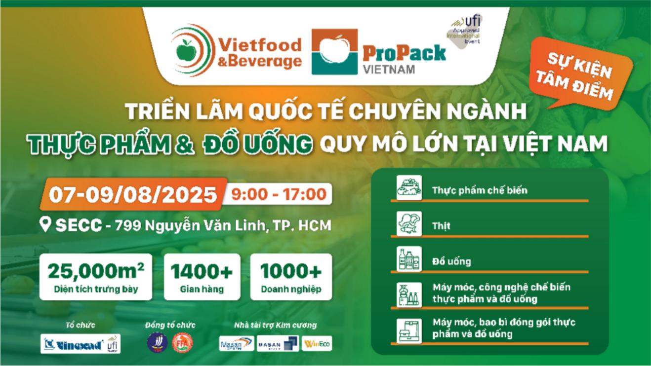 Vietfood & Beverage – Propack Vietnam 2025: Thương hiệu hội tụ, kết nối ngành F&B- Ảnh 3. Vietfood & Beverage – Propack Vietnam 2025: Thương hiệu hội tụ, kết nối ngành F&B- Ảnh 3.