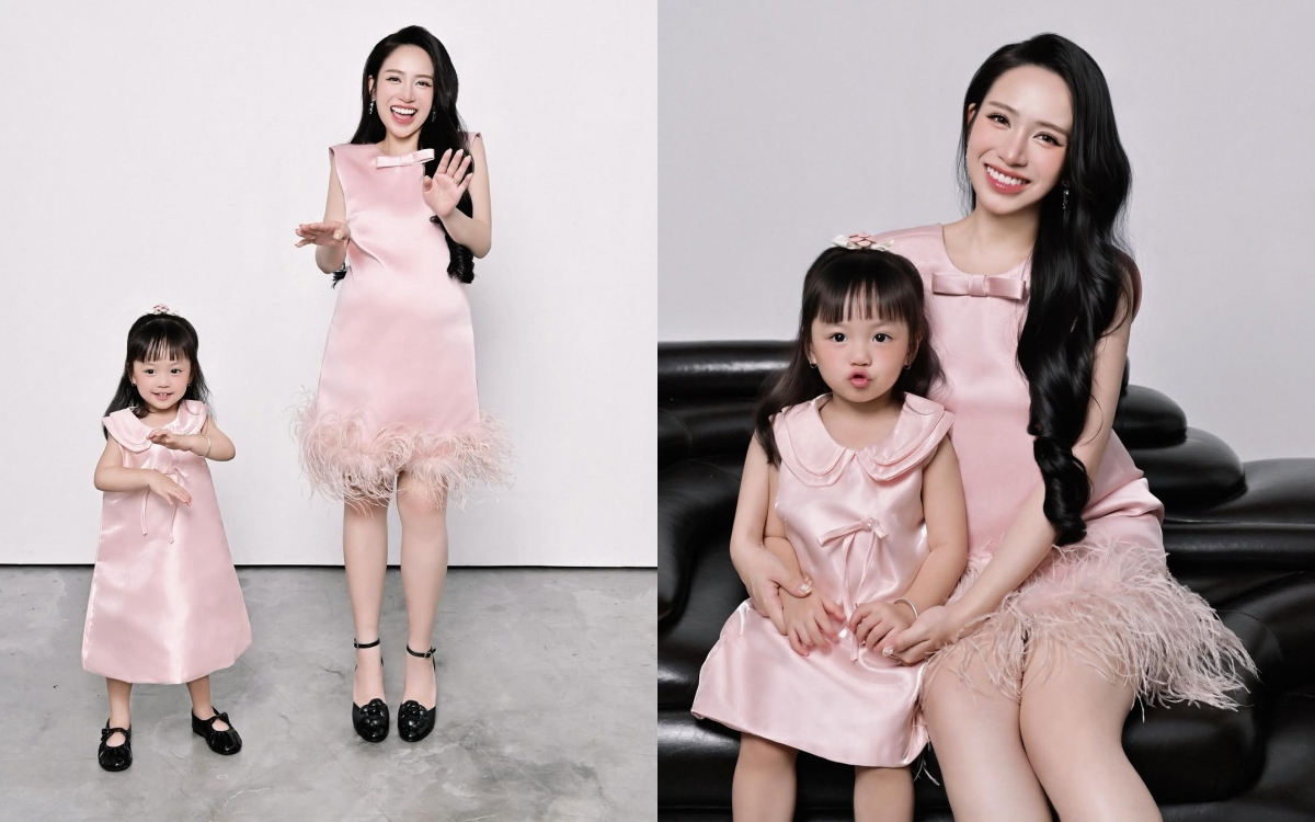 Loạt hot mom: Đỗ Mỹ Linh, Salim, Joyce Phạm trẻ xinh mê mẩn khi cùng diện 1 mẫu đầm- Ảnh 5. Loạt hot mom: Đỗ Mỹ Linh, Salim, Joyce Phạm trẻ xinh mê mẩn khi cùng diện 1 mẫu đầm- Ảnh 5.