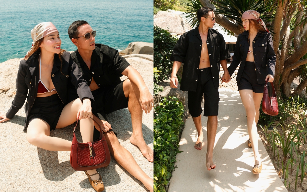Hà Hồ đọ dáng cực gắt với Chi Pu khi diện bikini - Ảnh 4. Hà Hồ đọ dáng cực gắt với Chi Pu khi diện bikini - Ảnh 4.
