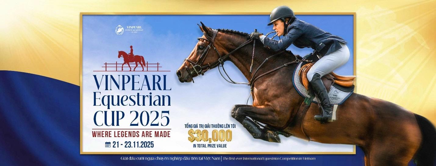 Sắp diễn ra giải cưỡi ngựa chuyên nghiệp tiên phong tại Việt Nam – Vinpearl Equestrian Cup 2025- Ảnh 1. Sắp diễn ra giải cưỡi ngựa chuyên nghiệp tiên phong tại Việt Nam – xem bong da truc tiep cup c1- Ảnh 1.