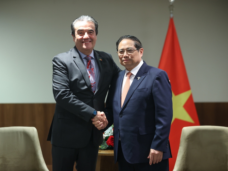 Thủ tướng làm việc với các tập đoàn, liên đoàn doanh nghiệp Brazil- Ảnh 1. Thủ tướng làm việc với các tập đoàn, liên đoàn doanh nghiệp Brazil- Ảnh 1.