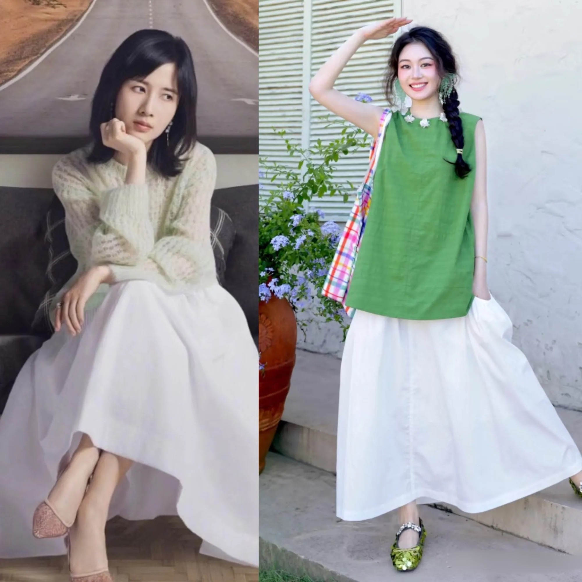 Theo đuổi phong cách Old Money, nhất định bạn cần sắm một chiếc váy trắng, mặc lên sang trọng và đẹp nhẹ bẫng- Ảnh 10. Theo đuổi phong cách Old Money, nhất định bạn cần sắm một chiếc váy trắng, mặc lên sang trọng và đẹp nhẹ bẫng- Ảnh 10.