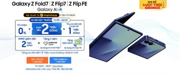 Siêu phẩm Samsung Galaxy Z Series 2025 - Ưu đãi "chạm nóc"- Ảnh 2. Siêu phẩm Samsung Galaxy Z Series 2025 - Ưu đãi "chạm nóc"- Ảnh 2.