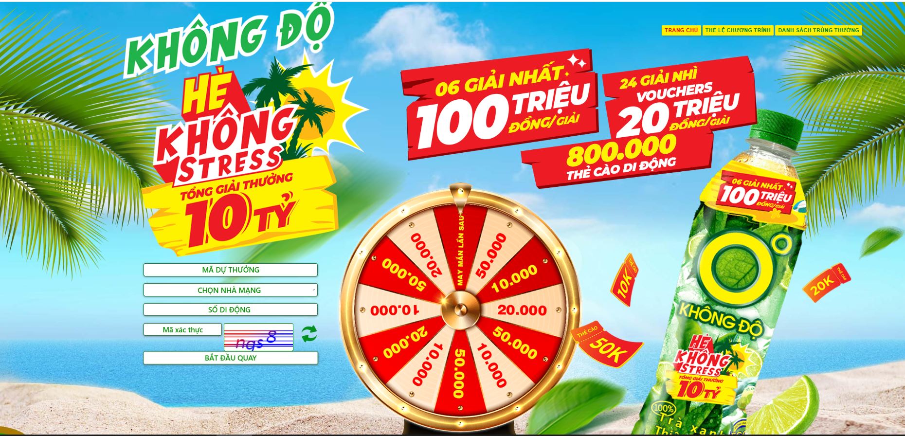 Cơ hội trúng hàng trăm triệu đồng cùng hơn 800.000 giải thưởng giá trị khi uống Trà Xanh Không Độ hôm nay- Ảnh 3. Cơ hội trúng hàng trăm triệu đồng cùng hơn 800.000 giải thưởng giá trị khi uống Trà Xanh Không Độ hôm nay- Ảnh 3.