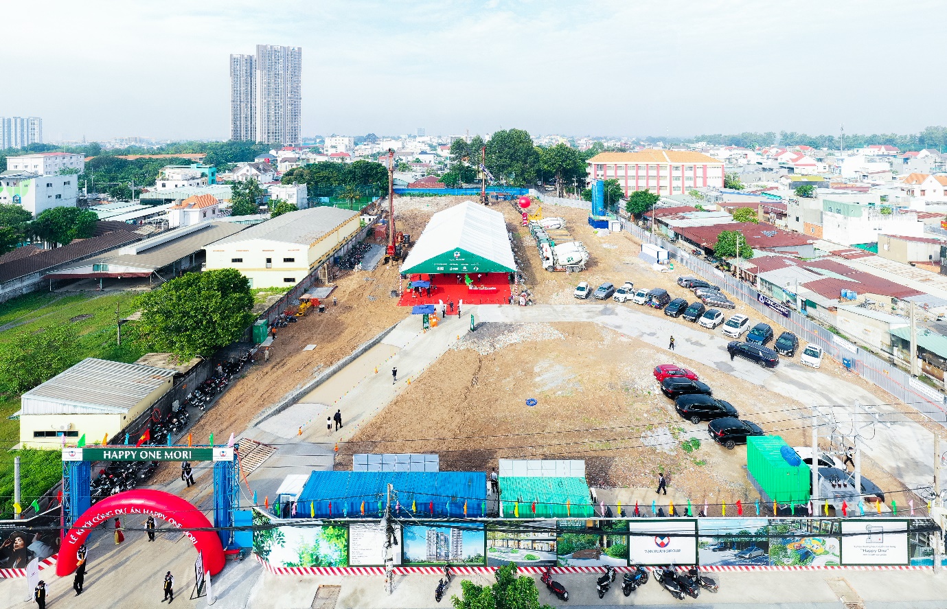 Khởi công Happy One Mori: Dự án 1.441 sản phẩm tại Lái Thiêu, TP Hồ Chí Minh- Ảnh 1. Khởi công Happy One Mori: Dự án 1.441 sản phẩm tại Lái Thiêu, TP Hồ Chí Minh- Ảnh 1.