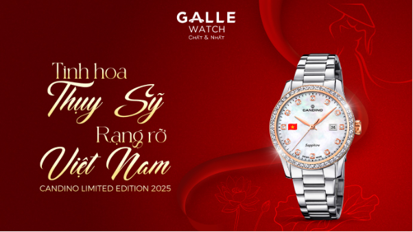 Candino Limited Edition 2025 - Tinh hoa Thụy Sỹ, rạng rỡ Việt Nam - Khi thời gian cũng biết yêu thương vẻ đẹp Việt- Ảnh 1.