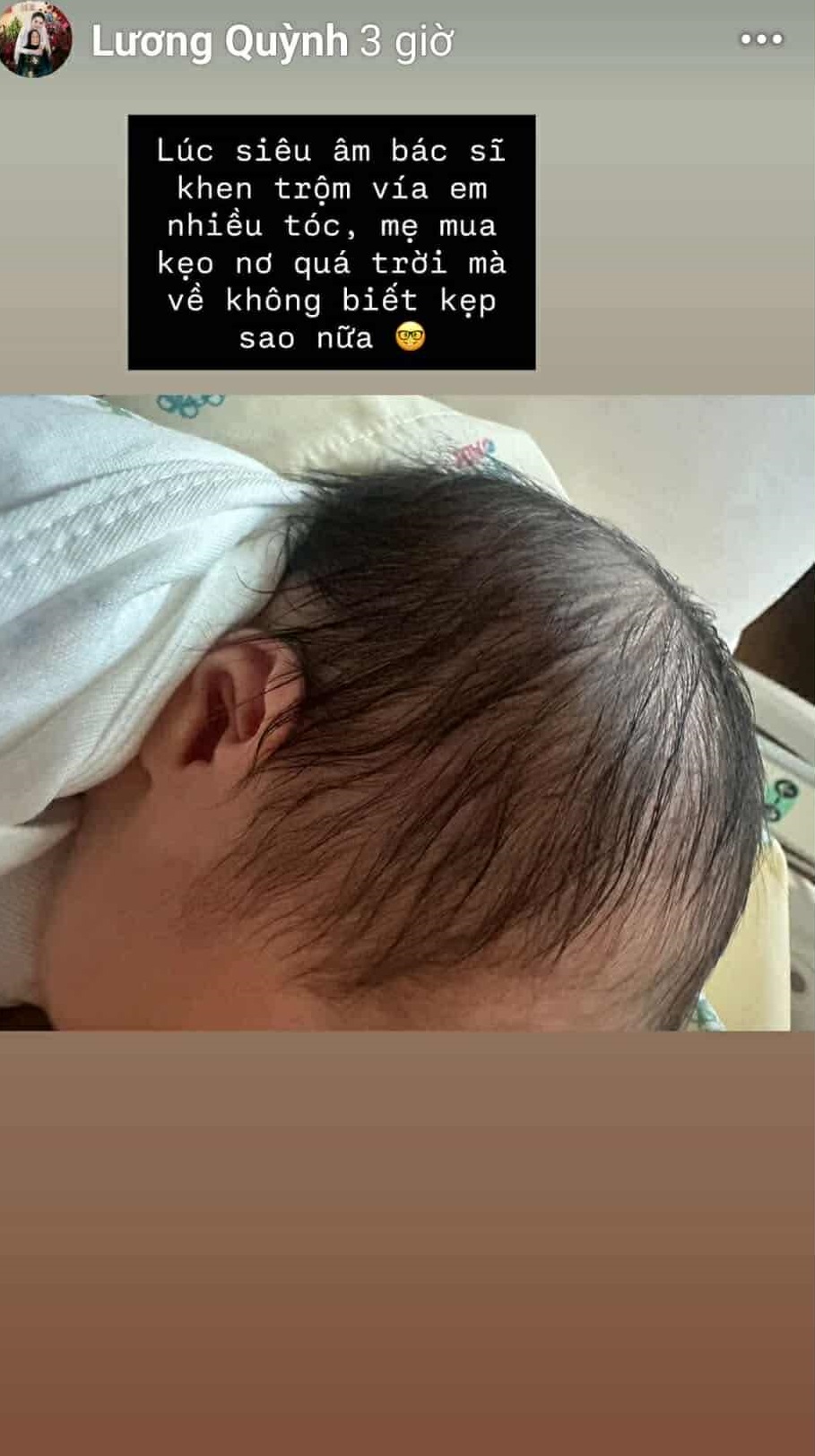 Quỳnh Lương than thở về ngoại hình của con gái mới chào đời, chuyện gì đây?- Ảnh 2. Quỳnh Lương than thở về ngoại hình của con gái mới chào đời, chuyện gì đây?- Ảnh 2.