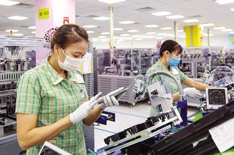 Dây chuyền sản xuất máy tính xách tay ở tỉnh Phú Thọ. Ảnh: st Dây chuyền sản xuất máy tính xách tay ở tỉnh Phú Thọ. Ảnh: st