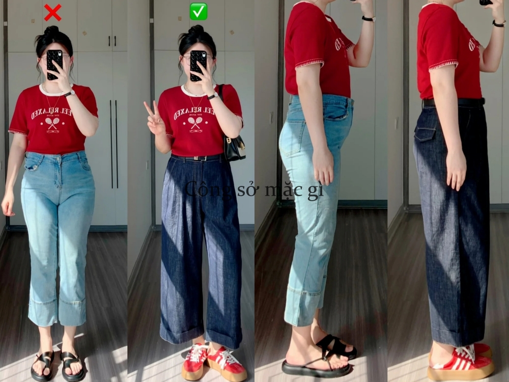 Kiểu quần "cấm kị" cho người đùi to, diện lên vừa xấu vừa già hơn tuổi- Ảnh 2. Kiểu quần "cấm kị" cho người đùi to, diện lên vừa xấu vừa già hơn tuổi- Ảnh 2.