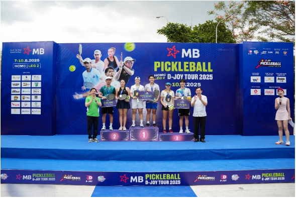 Gần 1.500 trận đấu mãn nhãn tại giải MB Pickleball D-Joy Tour 2025 - HCMC Leg 2- Ảnh 4.