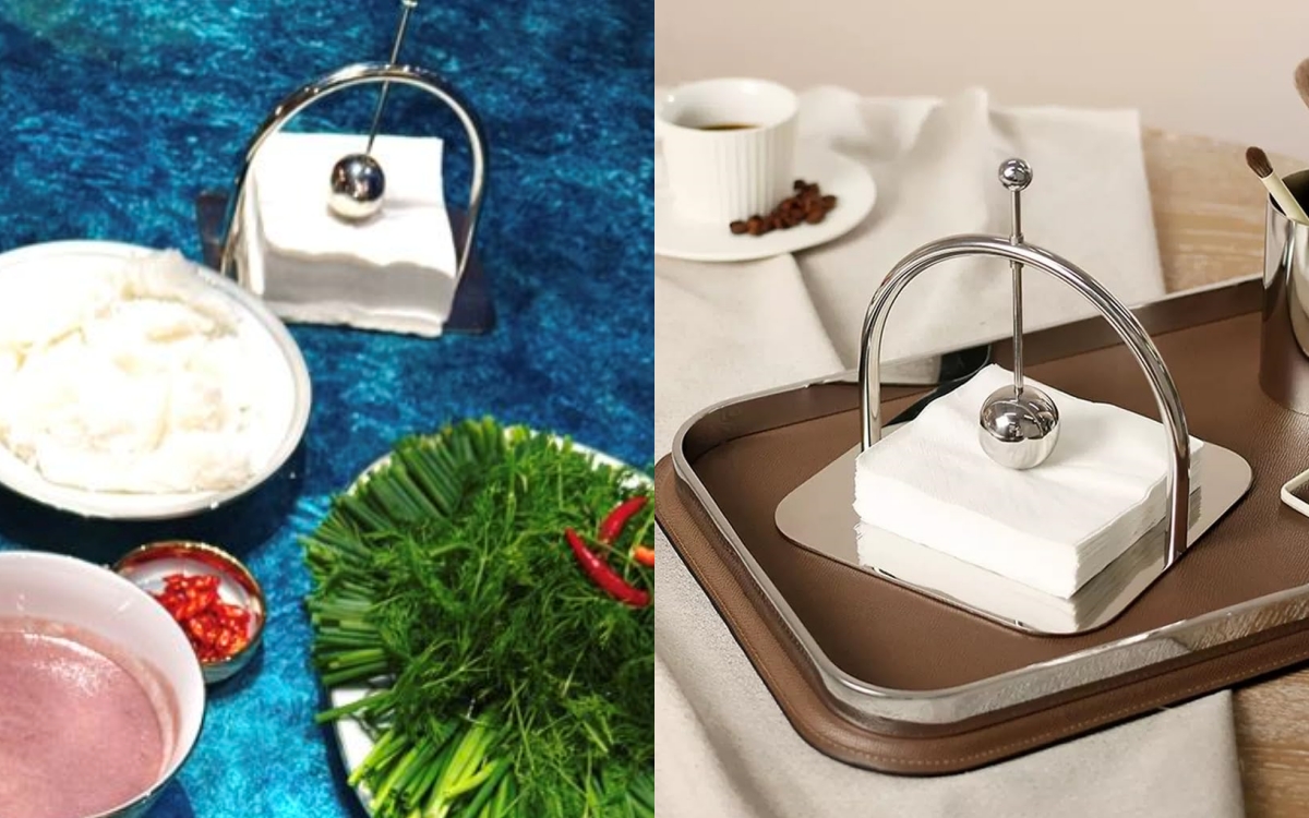 Phương Oanh đúng là có gu thẩm mỹ, dùng đồ đựng giấy ăn chỉ vài trăm nghìn mà trông sang cả căn bếp- Ảnh 3. Phương Oanh đúng là có gu thẩm mỹ, dùng đồ đựng giấy ăn chỉ vài trăm nghìn mà trông sang cả căn bếp- Ảnh 3.