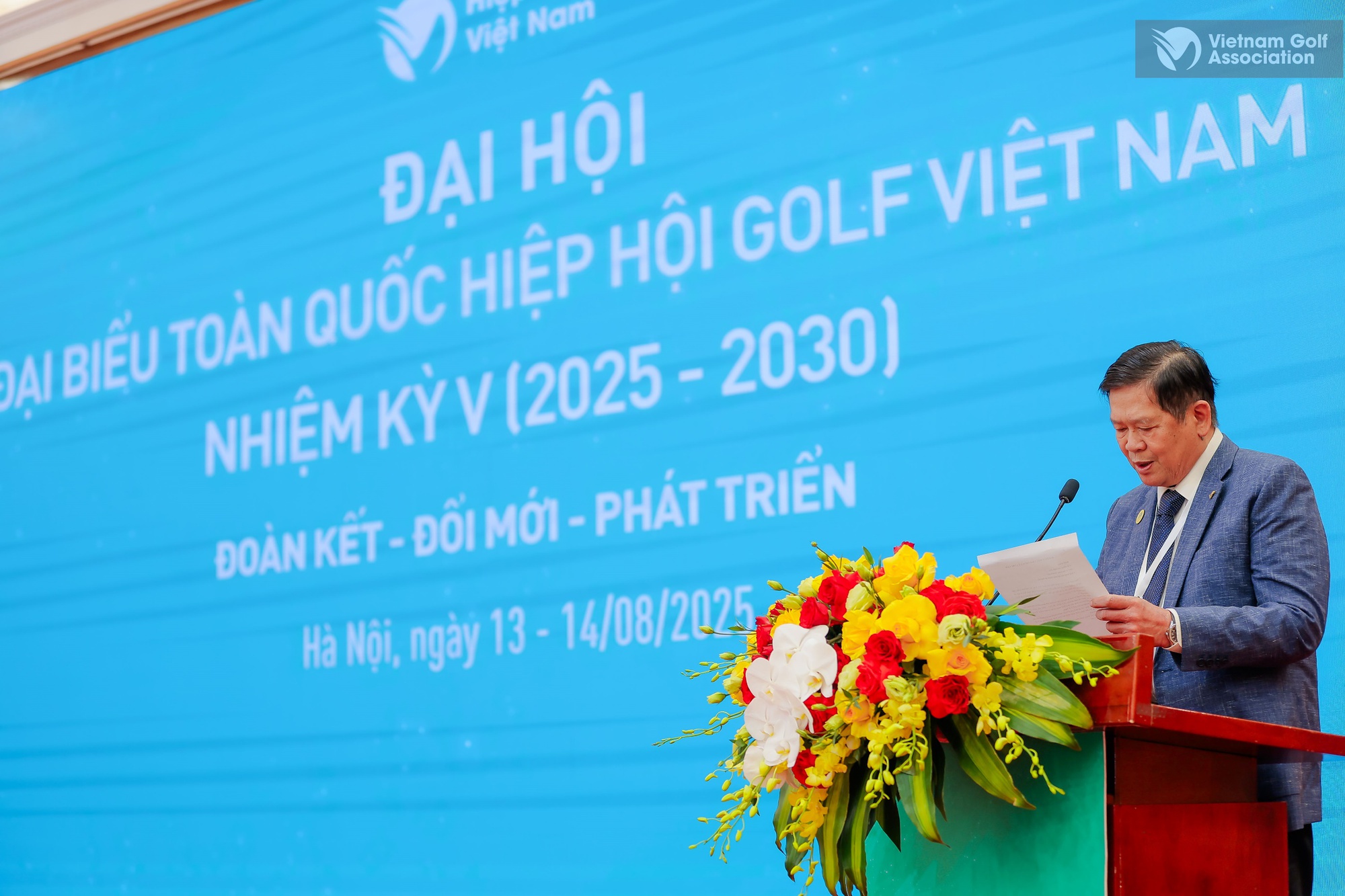 Đại hội Đại biểu toàn quốc Hiệp hội Golf Việt Nam nhiệm kỳ V: Dấu mốc mới trên hành trình phát triển chuyên nghiệp và hội nhập- Ảnh 1.