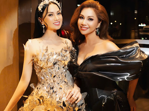 Hà Phương xuất hiện lộng lẫy như công chúa, sánh bước cùng em gái Minh Tuyết tại show Chung Thanh Phong- Ảnh 2.