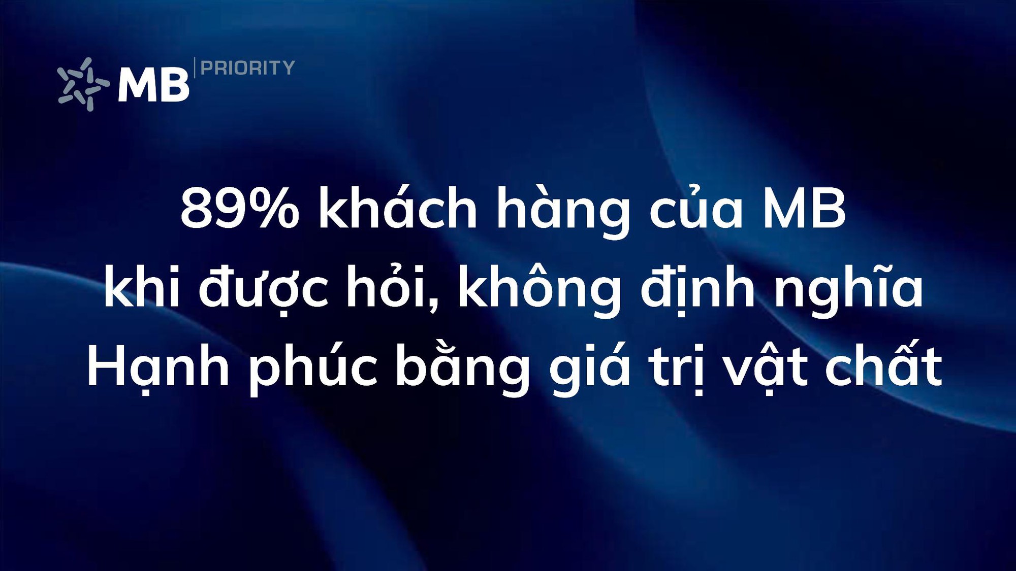 Ngân hàng không nói về tiền: MB Priority định nghĩa “Hạnh phúc” cho tài chính cao cấp- Ảnh 1.