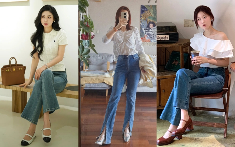 Hơn 10 năm đi làm, tôi nhận ra 6 kiểu giày này rất hợp mặc với quần jean ống loe- Ảnh 7.