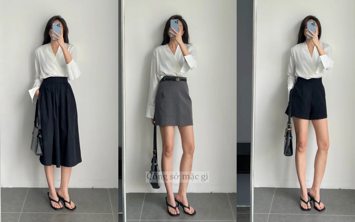 Nàng công sở mặc đẹp cả tuần chỉ với 1 chiếc áo sơ mi- Ảnh 1.
