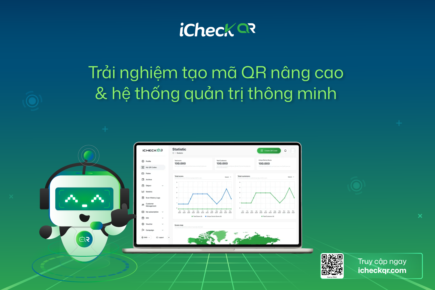 Tối ưu hóa vận hành và marketing với iCheckQR – Nền tảng tạo mã QR miễn phí- Ảnh 2.